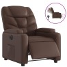 Fauteuil inclinable électrique Marron Similicuir 620590620590