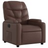 Fauteuil inclinable électrique Marron Similicuir 620590620590