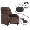 Fauteuil inclinable électrique Marron Similicuir 620590620590