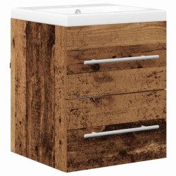 Meuble de Lavabo de Salle de Bain Marron 42 x 39 x 52 cm 620591620591