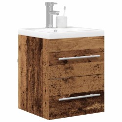 Meuble de Lavabo de Salle de Bain Marron 42 x 39 x 52 cm 620591620591
