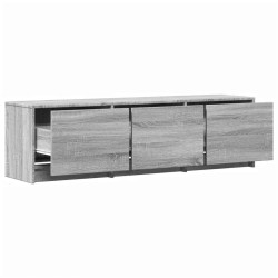 Meuble TV Gris Sonoma 140 x 34 x 40 cm Bois d'ingénierie 620595620595