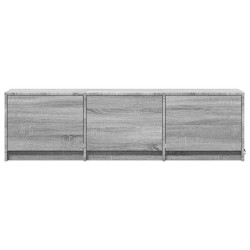Meuble TV Gris Sonoma 140 x 34 x 40 cm Bois d'ingénierie 620595620595