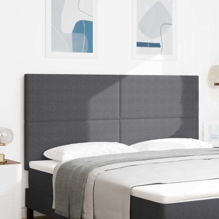 Tête de lit Gris foncé 180 cm Tissu en velours côtelé 620598620598