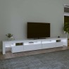 Meuble TV avec lumières LED Blanc 290x36,5x40 cm 620603620603