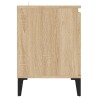 Meuble TV avec pieds en métal Chêne sonoma 103,5x35x50 cm 620606620606