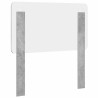 Tête de lit Gris béton Bois d'ingénierie 620609620609