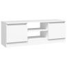 Meuble TV avec porte Blanc 102x30x36 cm 620615620615