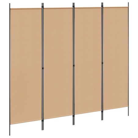 Paravent 4 panneaux Beige 200 x 180 cm Tissu 620619620619