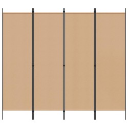 Paravent 4 panneaux Beige 200 x 180 cm Tissu 620619620619