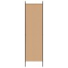Paravent 4 panneaux Beige 200 x 180 cm Tissu 620619620619