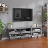 Meuble TV gris béton 150x30x44,5 cm bois d'ingénierie 620620620620