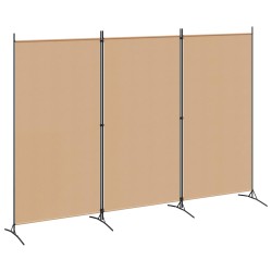 Paravent à 3 panneaux Beige 260 x 180 cm Tissu 620623620623