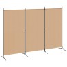 Paravent à 3 panneaux Beige 260 x 180 cm Tissu 620623620623