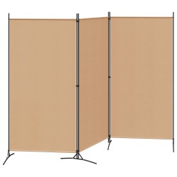 Paravent à 3 panneaux Beige 260 x 180 cm Tissu 620623620623
