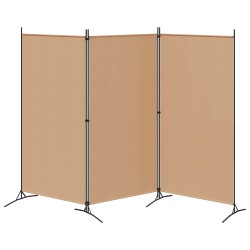 Paravent à 3 panneaux Beige 260 x 180 cm Tissu 620623620623