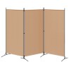 Paravent à 3 panneaux Beige 260 x 180 cm Tissu 620623620623