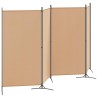 Paravent 4 panneaux Beige 346 x 180 cm Tissu 620625620625