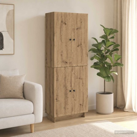 Ensemble de Meubles 2 pc Chêne artisanal Bois d'ingénierie 620626620626