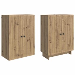 Ensemble de Meubles 2 pc Chêne artisanal Bois d'ingénierie 620626620626