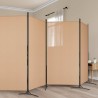 Paravent 5 panneaux Beige 433 x 180 cm Tissu 620636620636