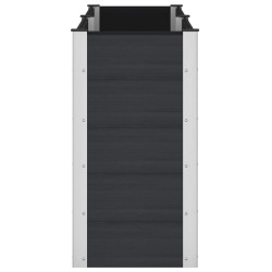 Jardinière surélevée Noir 200 x 50 x 91 cm 620637620637