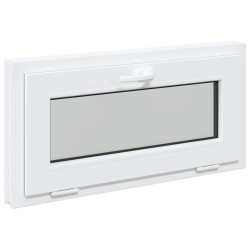 Fenêtre de sous-sol RISOR 80 x 40 cm PVC et verre Blanc 620638620638