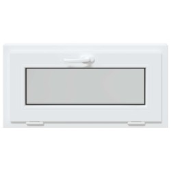 Fenêtre de sous-sol RISOR 80 x 40 cm PVC et verre Blanc 620638620638