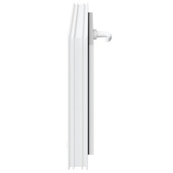 Fenêtre de sous-sol RISOR 80 x 40 cm PVC et verre Blanc 620638620638