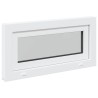 Fenêtre de sous-sol RISOR 80 x 40 cm PVC et verre Blanc 620638620638