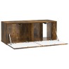 Meuble TV mural Chêne fumé 78,5 x 31 x 30 cm Bois d'ingénierie 620639620639