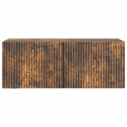 Meuble TV mural Chêne fumé 78,5 x 31 x 30 cm Bois d'ingénierie 620639620639