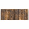 Meuble TV mural Chêne fumé 78,5 x 31 x 30 cm Bois d'ingénierie 620639620639