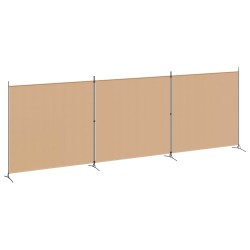 Paravent 4 panneaux Beige 525 x 180 cm Tissu 620641620641