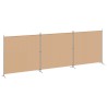 Paravent 4 panneaux Beige 525 x 180 cm Tissu 620641620641