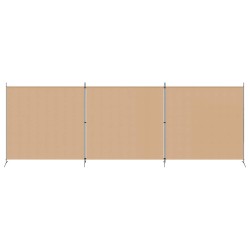 Paravent 4 panneaux Beige 525 x 180 cm Tissu 620641620641