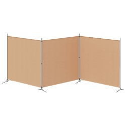 Paravent 4 panneaux Beige 525 x 180 cm Tissu 620641620641