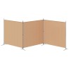 Paravent 4 panneaux Beige 525 x 180 cm Tissu 620641620641