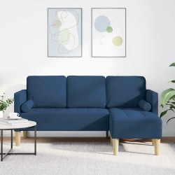 Ensemble de Canapés avec coussin Bleu Polyester 620643620643