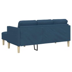 Ensemble de Canapés avec coussin Bleu Polyester 620643620643