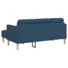Ensemble de Canapés avec coussin Bleu Polyester 620643620643