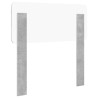 Tête de lit Gris béton Bois d'ingénierie 620646620646