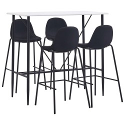 Ensemble de bar 5 pcs Tissu Noir 620648620648