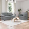 Ensemble de Canapés 2 pcs Gris clair 175 x 82 x 80 cm tissu 620651620651