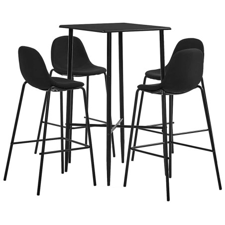 Ensemble de bar 5 pcs Tissu Noir 620652620652