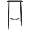 Ensemble de bar 5 pcs Tissu Noir 620652620652