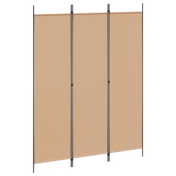 Paravent à 3 panneaux Beige 150 x 200 cm Tissu 620654620654