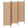 Paravent à 6 panneaux Beige 300 x 180 cm Tissu 620655620655