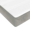 Matelas à ressorts ensachés 120 x 220 cm Gris clair 620656620656