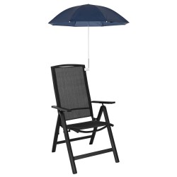 Parapluie avec pince 2 pcs Bleu marine Ø 105 x 86 cm 620657620657
